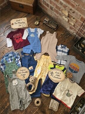 Vintage-Style Baby Boy Bundle (11 Pieces) 6-12Months